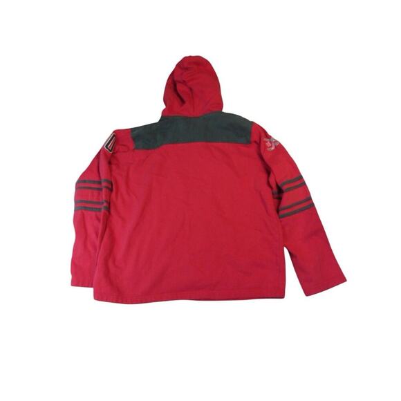 CCM Minnesota Wild Lace up Hoodie NHL Hockey Vintage Mens Large Faded Red Green - Picture 6 of 12